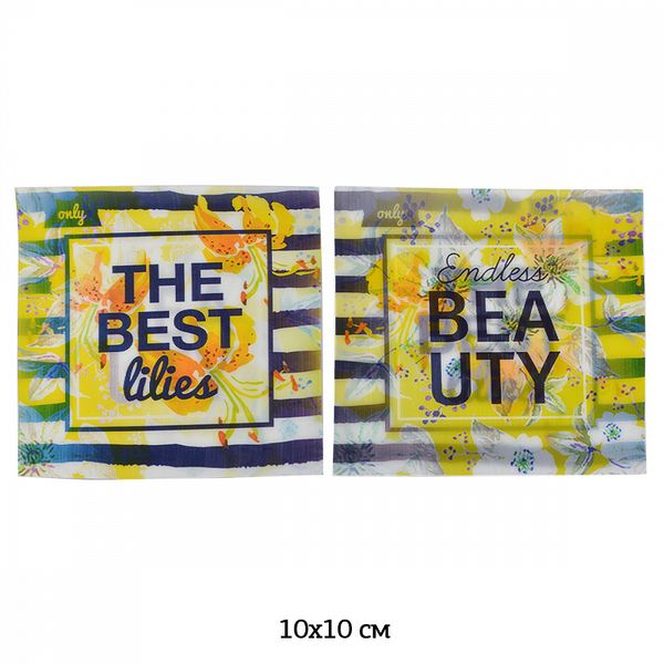 Термоаппликация 3D (интерактивные) 3D21 The Best/Beuty 10х10см, 5 шт