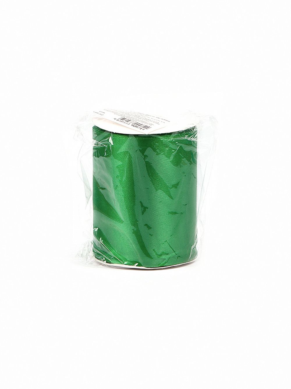 Лента атласная 1-сторонняя 100.0 мм / 22.5±1 метра, 3042 зеленый, Magic4Hobby