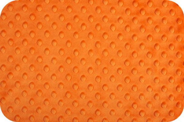 Плюш (ткань) Peppy Cuddle Dimple 455 г/м², 48х48 см, ORANGE