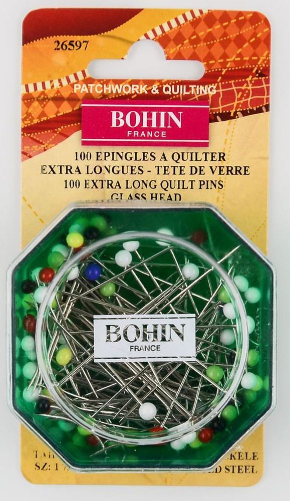 Булавки для квилтинга Bohin 48мм 100 шт, 1 шт, 26597