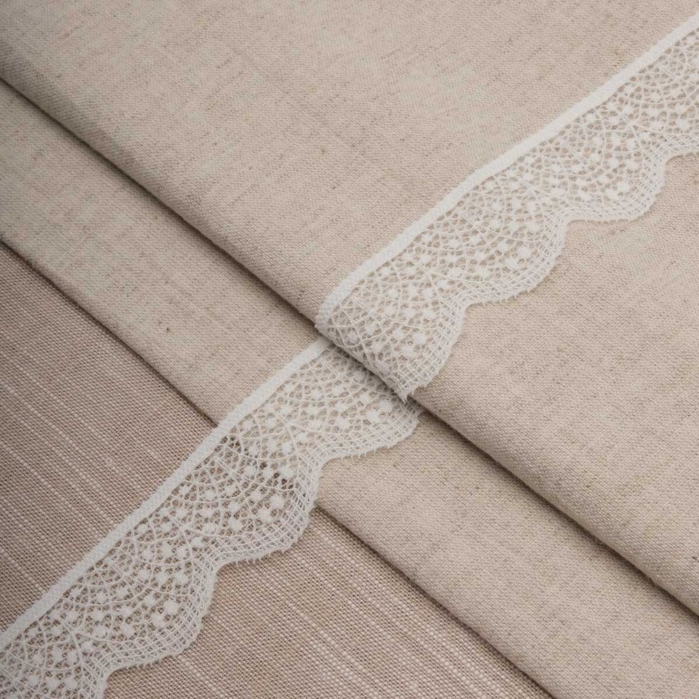 Кружево эластичное (стрейч) 30 мм / 22.86 метра, белый, 3AR2742