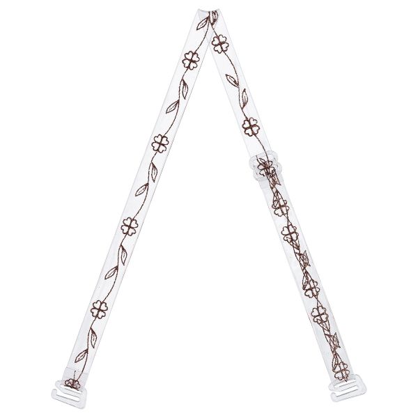 Бретели для бюстгальтера 10 мм, 10 пар, коричневый, Gamma BR-1002