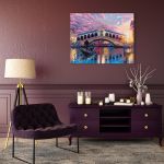 Алмазная (кристальная) мозаика Фрея, Романтичная Венеция 50х40 см