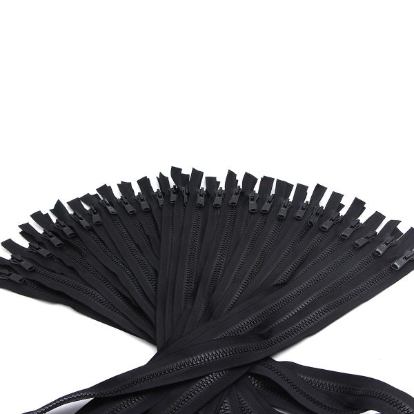 Молния трактор Arta Т8 (8 мм) 2 зам., разъем., 65 см, ОПТ. УП., 25 шт, 077 черный