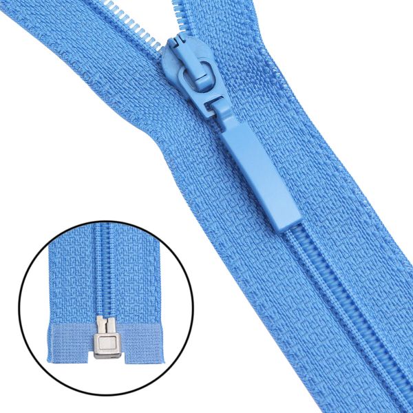 Молния спираль (витая) Arta Т5 (5 мм) 1 зам., разъем., 45 см, цв. 260 голубой, уп.5 шт