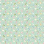 Ткань для пэчворка Peppy Нежная история, отрез 50х55 см, 146 г/м², НИ-04 зеленый, Peppy