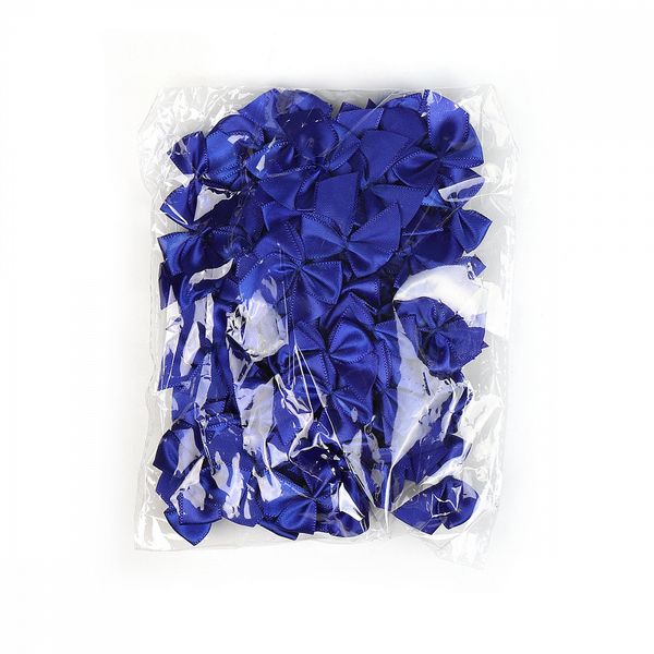 Бантики пришивные 15 мм, MJRF072 синий василек F223, уп.100 шт