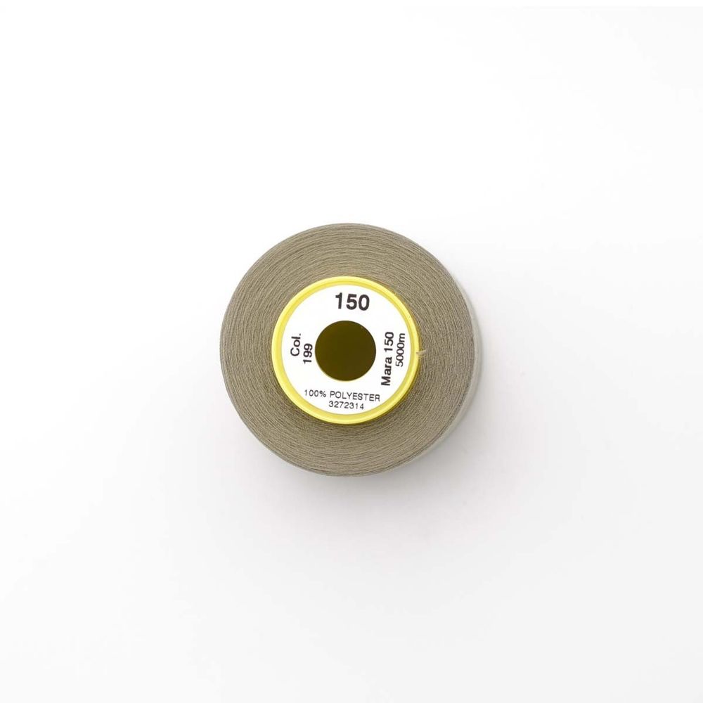 Нитка особо тонкая Gutermann Mara №150 (150/2), 5000 м, 713961, цв. 199 мускатный орех, 1 катушка