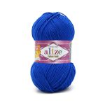 Пряжа Alize (Ализе) Cotton Gold / уп.5 мот. по 100 г, 330м, 141 василек A