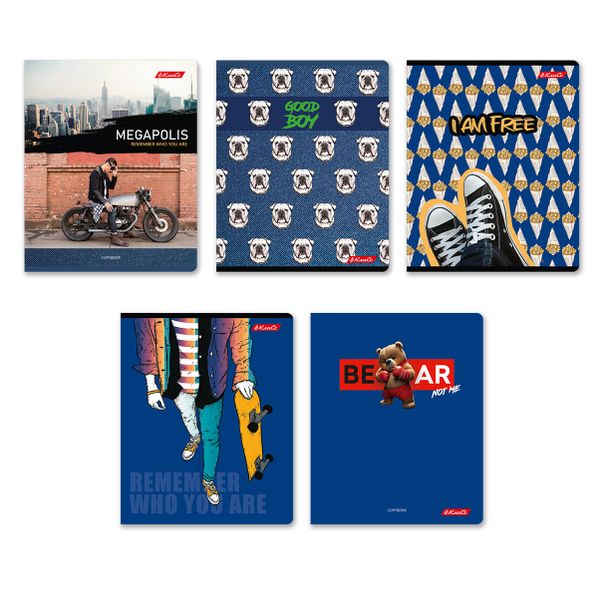 Тетрадь ученическая общая, A5+ 48 л. на скобе 65 г/м², белизна 100%, 10 шт, клетка в термоусадочной пленке, 000729 Я свободен!, Светоч 48ТЕТк-001