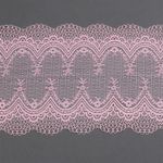 Кружево бельевое эластичное 230 мм / 10 м, 8037, цв.F133 розовый, Kruzhevo