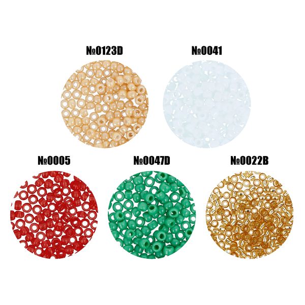 Бисер Япония Toho 10/0 ASSORTI 2.4 мм, 5х5 г, №06