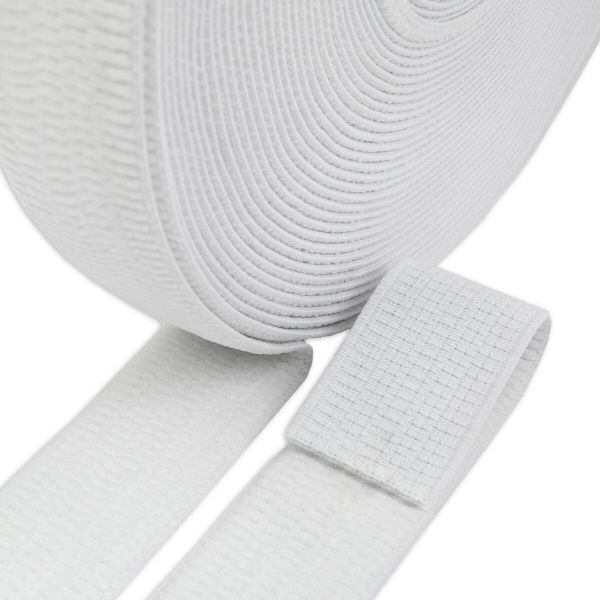 Резинка для подтяжек (помочная) 37.0 мм / 20 метров, белый, Gamma 0с756