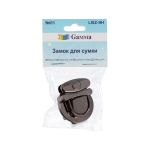 Замок для сумки 40х35 мм, 5 шт, черн.никель, Gamma LBZ-9H