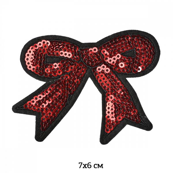 Термоаппликация Бантик-02, 7,5х6см, 10 шт