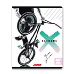 Тетрадь ученическая общая, выборочный лак, A5+ 96 л. на скобе, белизна 100%, 5 шт, клетка, 000344 Экстрим, Светоч 96ТСК5_4_3_1