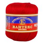 Пряжа Камтекс Мерсеризованный хлопок / уп.10 мот. по 50 г, 200 м, 046 красный