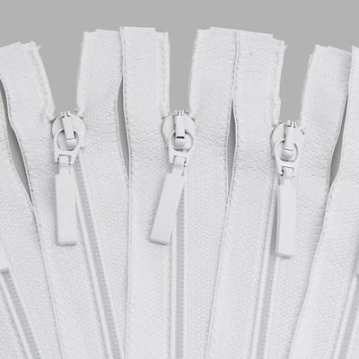 Молния спираль (витая) Arta Т5 (5 мм) 1 зам., разъем., 40 см, цв. 501 белый, уп.5 шт