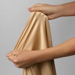 Атлас стрейч для нижнего белья 107 г/м², 125 см / 1 метр, 0180 цв.126(11) бежевый