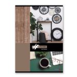 Тетрадь ученическая общая, твин лак, A4 80 л. на скобе 65 г/м², белизна 100%, 6 шт, клетка, 000460 Стильный офис, Светоч 80ТСК4_8_2_1