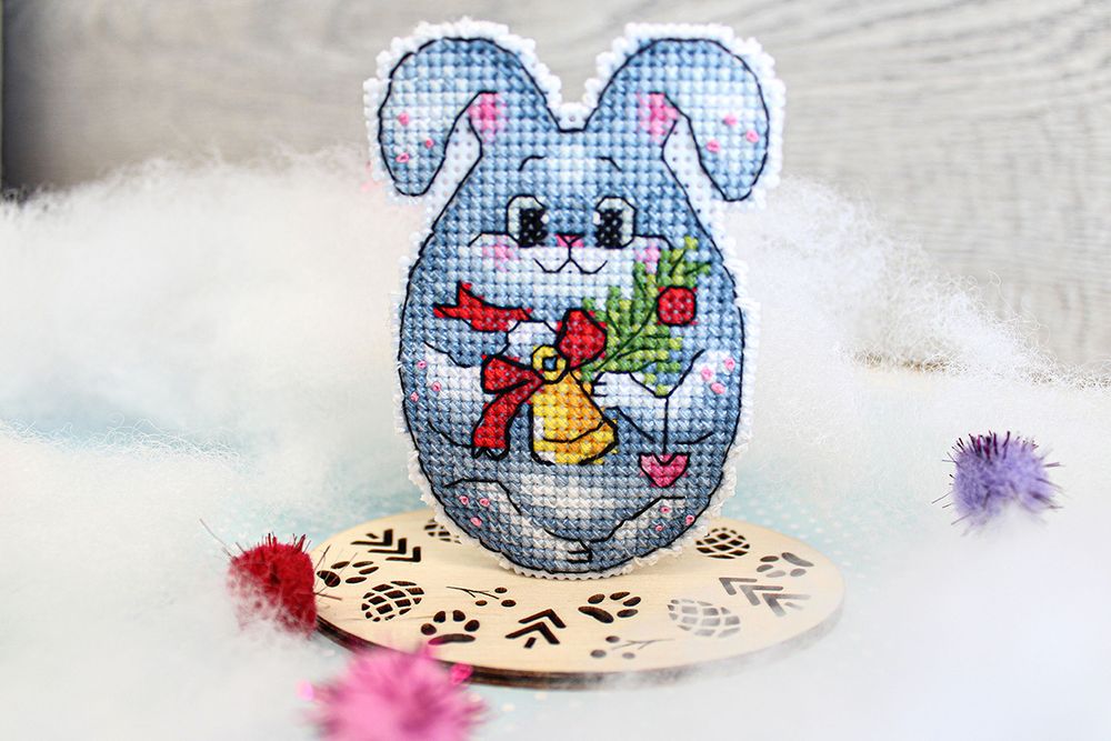 Набор для вышивания нитками МП Студия (Жар-птица), Золотой колокольчик, 8х6 см