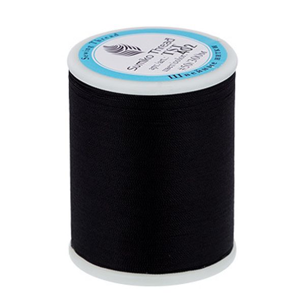 Нитки для трикотажных тканей SumikoThread 300 м, (328 ярд), 402 черный