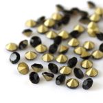 Стразы конусовидные риволи 3,8мм, ss16, 144 штук (стекло) (280)