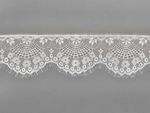 Кружево шантильи (реснички) 95 мм, диз. 225, цв.1 белый уп. 15 м, по 3 м, Kruzhevo