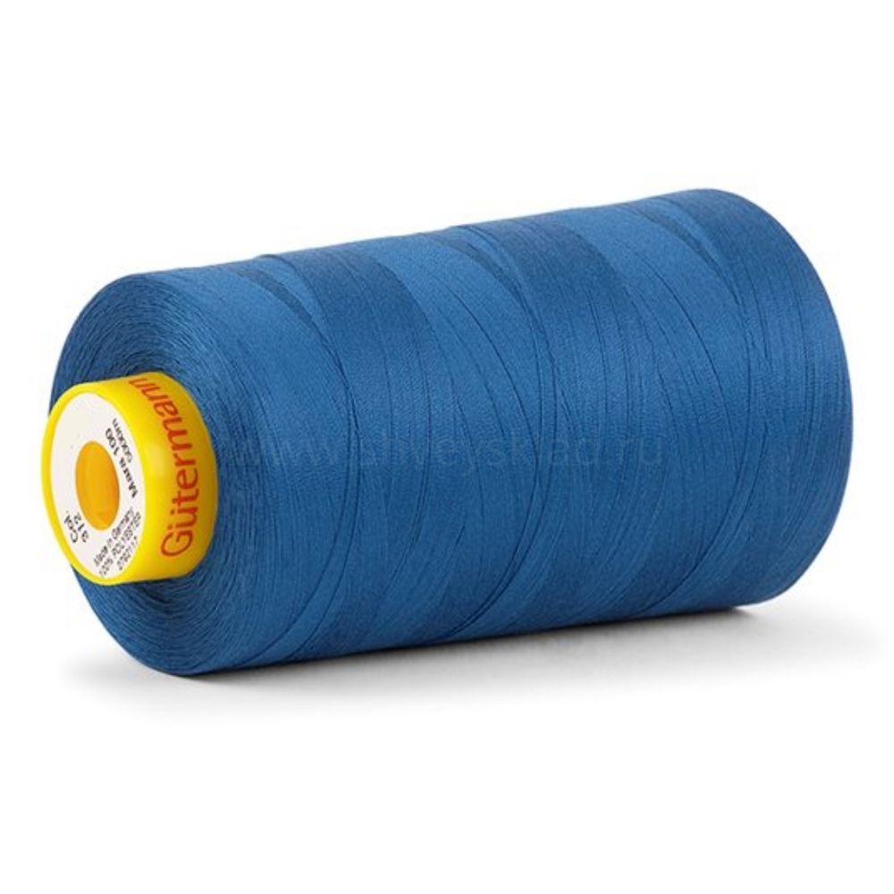 Нитка особо тонкая Gutermann Mara №150 (150/2), 5000 м, 713961, цв. 312 морской синий, 1 катушка