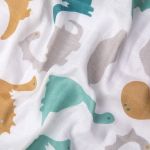 Муслин 105 г/м², 125 см, 17-динозавры, Peppy