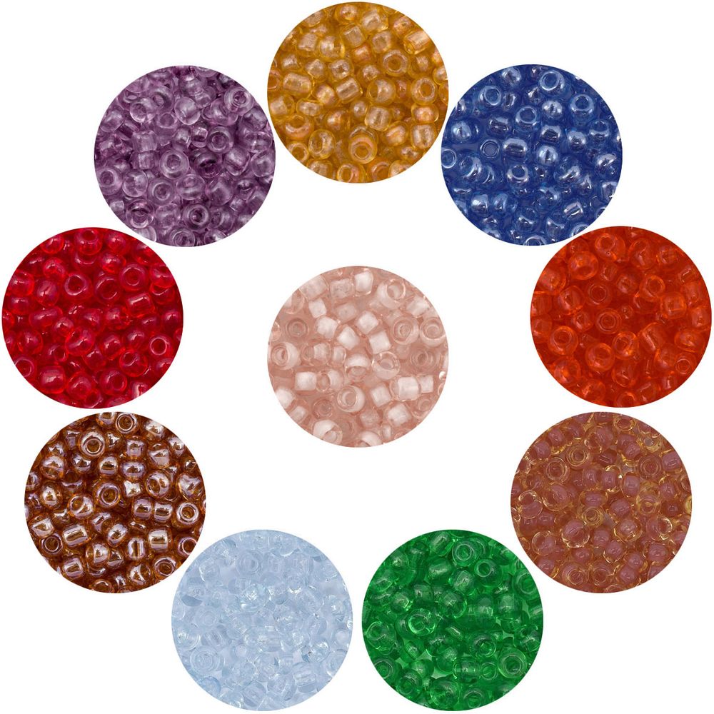 Набор бисера 11/0 ассорти №23 в тубе, 10 цветов, Astra&Craft