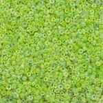 Бисер Astra&Craft 11/0 (2.1 мм), 200 г (10х20 г), цв. 212 зеленый/прозр.с цвет.центром, радужный