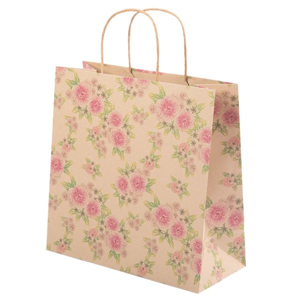 Подарочный крафт-пакет 150 г/м², 27.5х27.5х12 см, 12 шт, 02, Stilerra AKYM