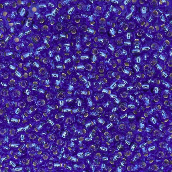 Бисер Preciosa прозрачный с серебр.центром 10/0 (2.3 мм), круг.отв, 100 г (5х20 г), (37050)-331-19001-10/0