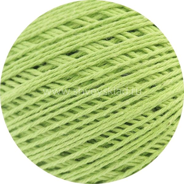 Пряжа ПНК им.Кирова Фиалка / уп.6 мот. по 75 г, 225м, 2503/109 салатовый