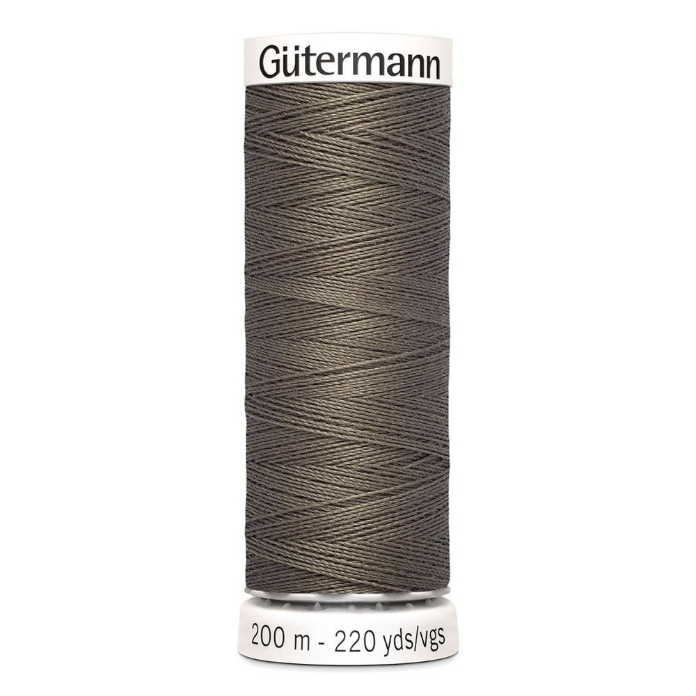 Нитки универсальные Gutermann Sew-all 100 (200 метров), 5 кат. | 727 дымч. серо-зеленый