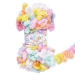 Пряжа Alize (Ализе) Puffy Color / уп.5 мот. по 100 г, 9м, 6521 секционный