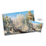 Пазл. Премиальная коллекция 1500 элементов, TOP-PZL-1500/04 Иней, Фрея