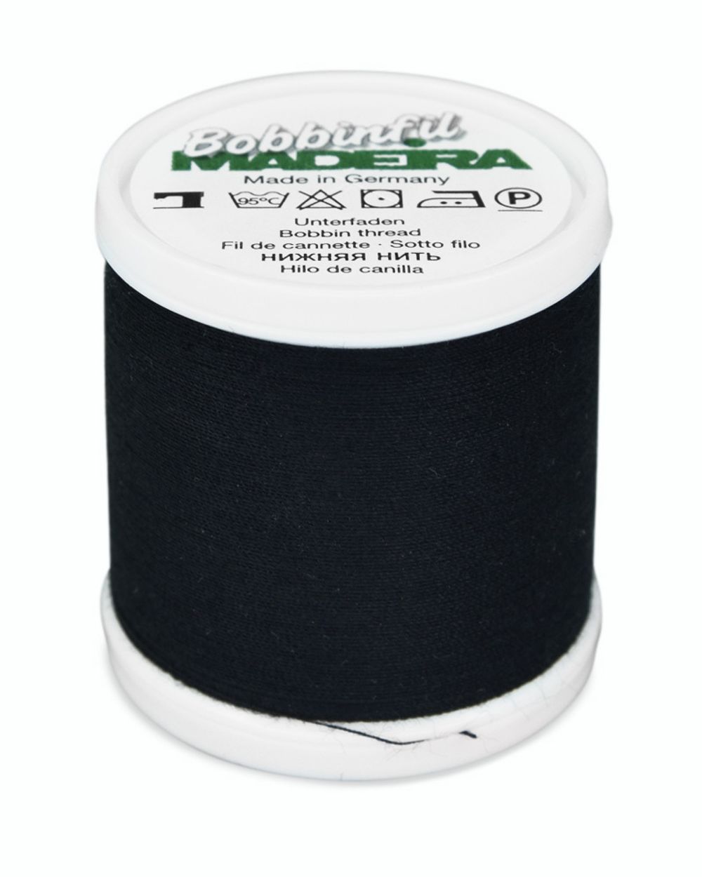 Нитки нижние Madeira Bobbinfil №70, 500 м, цв. черные, 9765, 5 катушек