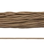 Шнур полипропилен круглый вязаный ⌀5.0 мм / 100 метров, 5-04 бежевый