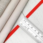 Лента репсовая (в рубчик) 6.0 мм, 026 красный, уп.18,28 м