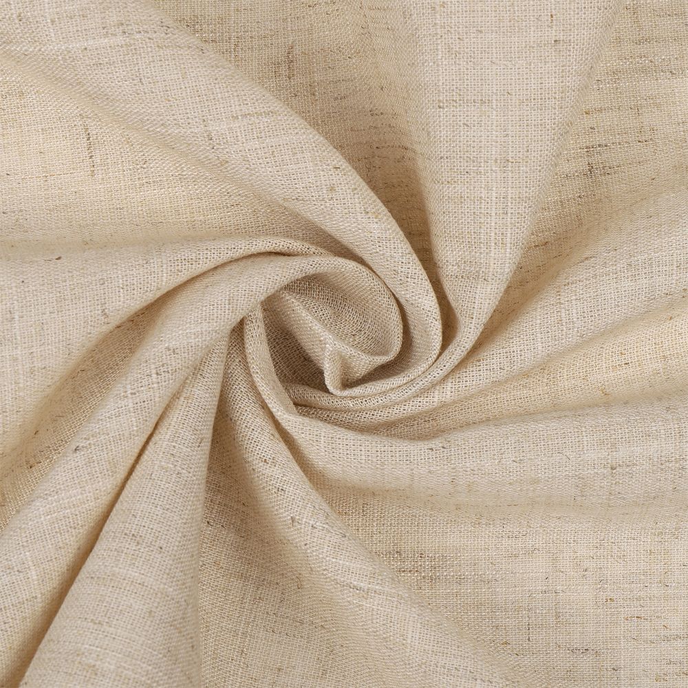 Льняная ткань 190 г/м², 140 см, в нарезке, цв. 47 натуральный, 10 метров /TOS/