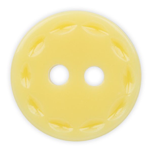 Пуговицы 2 прокола блузочные 11 мм, 40 шт, D802 св.желтый, Gamma JEY 0003