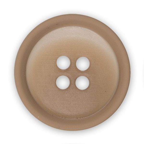 Пуговицы 4 прокола костюмные 20 мм, 24 шт, D128 грязно-кремовый, Gamma RVC 0026