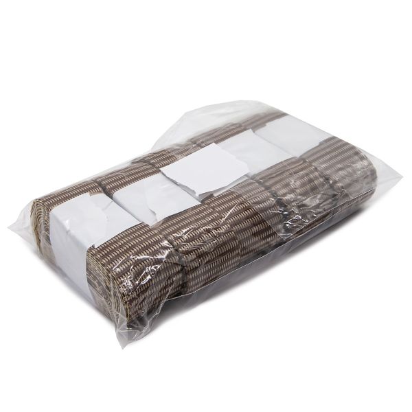 Стропа (ременная лента) 30 мм / 5х2.5 метра, толщ. 1.0 мм, [15.8 г/пог.м], 100% п/п, коричнево-кремовый