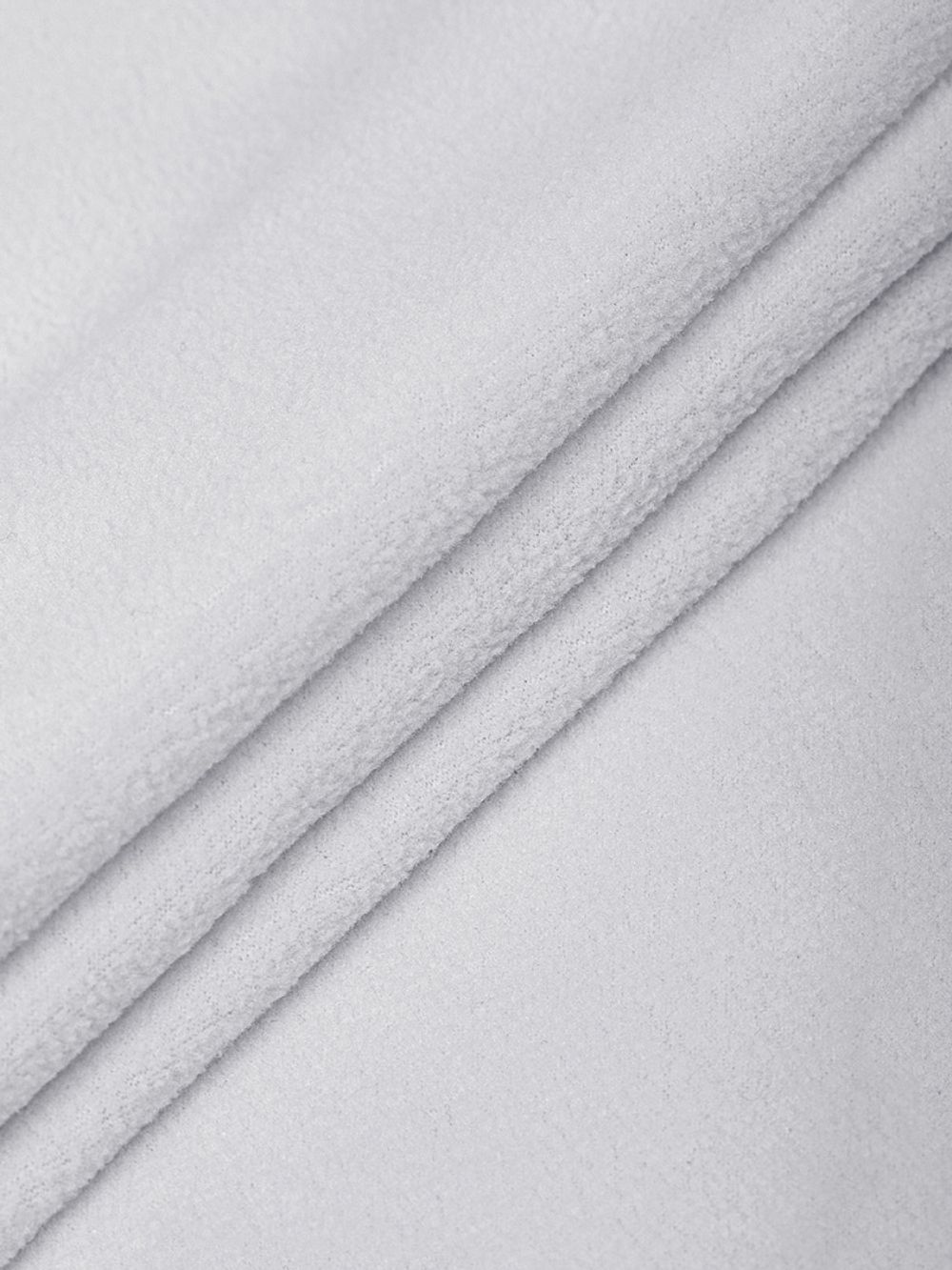 Флис 2-сторонний 190 г/м², 150 см / 2 метра, TBY-0059-101.2, цв.F101 белый