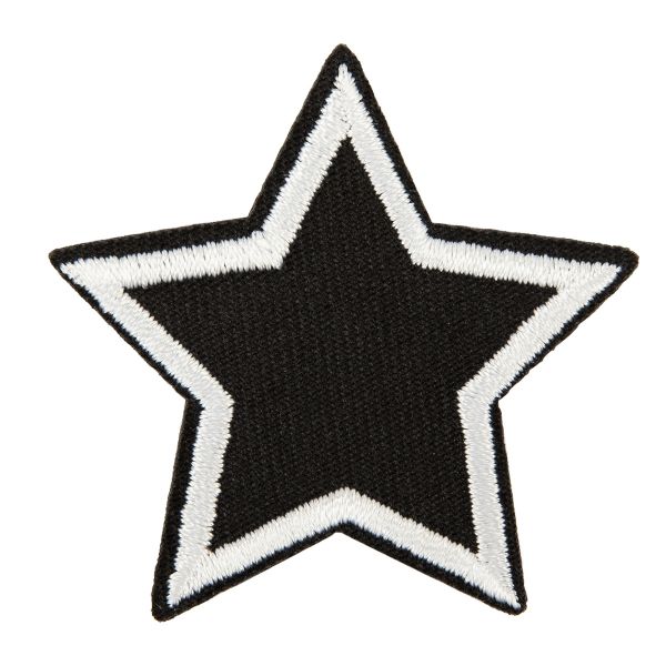 Термоаппликация L №22/5, 5 шт, L085 звезда 5х5 см, Gamma