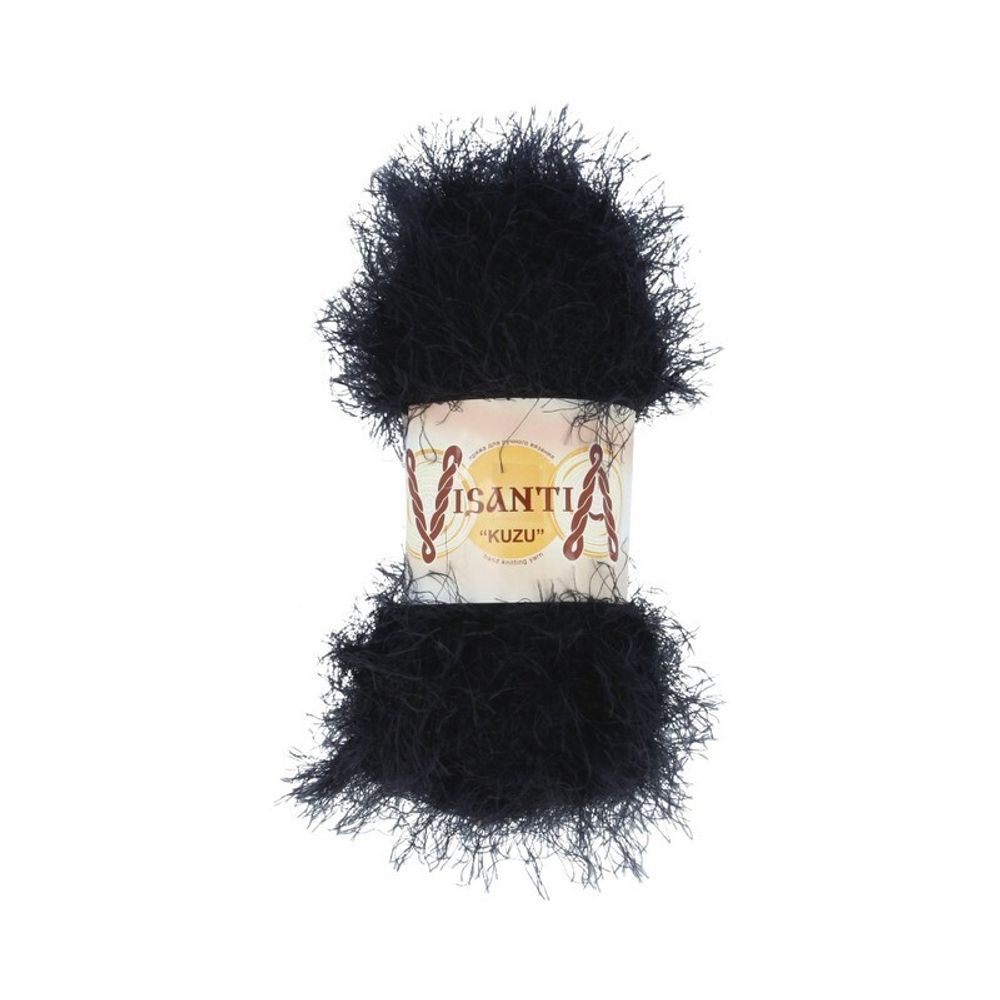 Пряжа Visantia Kuzu / уп.5 мот. по 100г, 55м, 15 черный