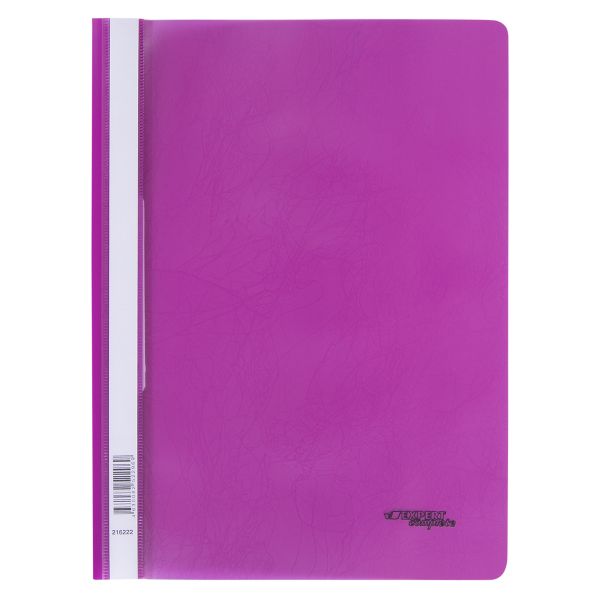 Папка-скоросшиватель A4 140/180 мкм волокно, 20 шт, пурпурный 216222, Expert Complete
