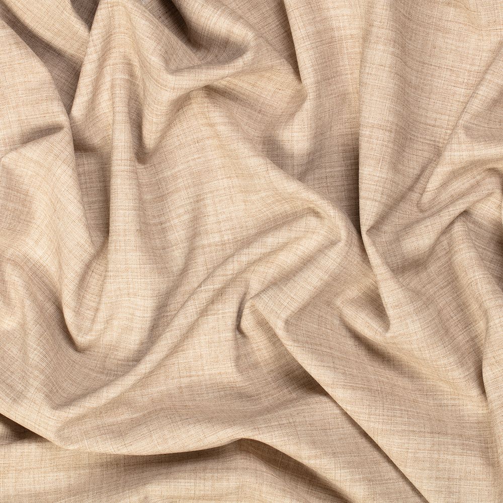 Ткань костюмная 220 г/м², 150х148±2 см, 33 льняной меланж/linen melange, Gamma SUTF-006N